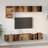  Set TV komoda Zidne 5 pcs Staro drvo Konstruirano drvo | shoptok.hr