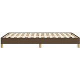  Posteljni okvir temno rjav 120x190 cm tkanina | Shoptok.si