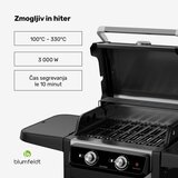 Blumfeldt ElectricPro električni žar, Zmogljiv, Zložljive stranske mizice, Vgrajen termometer | Shoptok.si