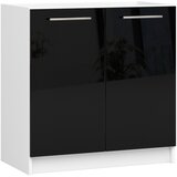 AKORD Oliwia Spodnja Omarica Za Pomivalno Korito, Bela/Črna V Visokem Sijaju, (5000333170) | Shoptok.si