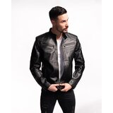 La Force Fashion muška kožna jakna brad - crna | Eponuda.com