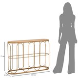 Mauro Ferretti Pomoćni stol od ratana u prirodnoj boji 32x110 cm Samui – | shoptok.hr