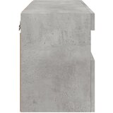 TV ormarić s LED svjetlima siva boja betona 60x30x40 cm | shoptok.hr
