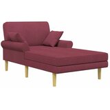  Šezlong Vinska crvena Tkanina - boja crnog vina | shoptok.hr