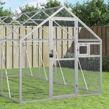 vidaXL Kavez za ptice srebrni 1 79x8x1 85 m aluminijski Cijene