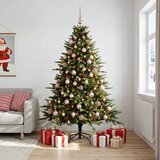  Umjetno božićno drvce s kuglicom 210 cm 300 LED lampica Slike