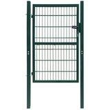 vidaXL 2D ograjna vrata (enojna) zelena 106x210 cm Cene