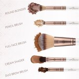 Luvia Cosmetics Daily Selection set čopičev z etuijem Prime Vegan | Shoptok.si