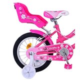  Dječji bicikl s dvije ručne kočnice Volare Lovely 14" roza-bijeli | shoptok.hr