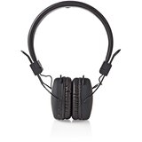 Oem Nedis, Zložljive slušalke Bluetooth z mikrofonom, Črna, (5000228814) | Shoptok.si