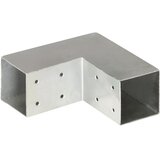 Spojnik za stupove u L-obliku od pocinčanog metala 71 x 71 mm | shoptok.hr