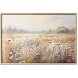 Plakat Impressionist meadow – field landscape in a pastel colour palette 60x40 Zlatni okvir | shoptok.hr
