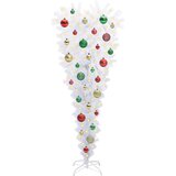 Umjetno božićno drvce s stalakom Bijelo 120 cm PVC i čelik | shoptok.hr