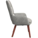 Fotelja Svijetlo siva 63 x 67 x 94 cm Baršun | shoptok.hr