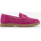 Resti Fuchsia openwork women's moccasins with shiny finish Idesa - Footwear | shoptok.hr