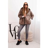 Kesi Włoski Women's quilted jacket with a hood fango | shoptok.hr