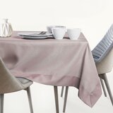 AmeliaHome Traka za stol Empire s manšetom 40x250 cm, puderasto roza | shoptok.hr
