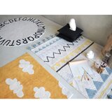 Lorena Canals Preproga iz bombaža Azteca Natural Vintage Blue - 140x200 cm | Shoptok.si
