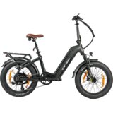 TTGO Električno kolo F8 iz karbonskih vlaken, doseg 110 km, ultralahko 20-palčno kolo s senzorjem navora, črno, (5000234147) | Shoptok.si
