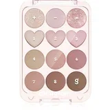 Pin Point Eyeshadow Palette paleta sjenila za oči za savršeni izgled nijansa 02 Pink+Mauve 9.9 g
