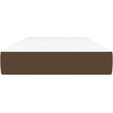  Vzmetnica z žepkasto vzmetjo temno rjava 90x190x20 cm blago, (20792283) | Shoptok.si
