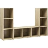 TV ormarići 3 kom boja hrasta 107x35x37 cm konstruirano drvo - sonoma hrast 3 | shoptok.hr