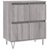 Maison Chic Komoda - Predalnik siva sonoma 60x35x70 cm inženirski les, (21717310) Cene