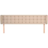  Uzglavlje s ušima boja cappuccina 183x23x78/88 cm umjetna koža | Eponuda.com
