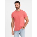 Ombre BASIC men's classic cotton T-shirt - coral | shoptok.hr