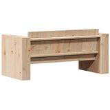  Vrtni dvosjed 134 x 60 x 62 cm od masivne borovine | Shoptok.si