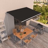 vidaXL avtomatsko zložljiva tenda 400x350 cm antracitna | Shoptok.si