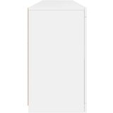  Komoda s LED svjetlima bijela 164 x 37 x 67 cm | shoptok.hr