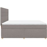  Krevet s oprugama i madracem smeđesivi 180x200 cm tkanina | shoptok.hr