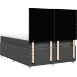  Okvir kreveta s oprugama i madrac svjetlosivi 160x200cm tkanina | shoptok.hr