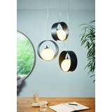 Eglo Camargo visilica/3, e14, prečnik 350, crna/bela kugla | Eponuda.com