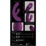 Javida vibrator za G-točku i klitoris u obliku zeca (ljubičasti) | shoptok.hr