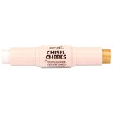 Barry M kremni osvetljevalec v stiku - Chisel Cheeks Highlighter Cream Duo - 1 White/Pale God | Shoptok.si