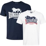 Lonsdale Men's t-shirt regular fit double pack | shoptok.hr