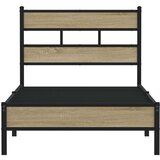 vidaXL Okvir kreveta bez madraca boja hrasta sonome 90 x 200 cm drveni | shoptok.hr