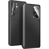 AVIZAR Ovitek za Galaxy S26 Ultra z oknom Smart View in držalom za kartice, Črna, (5000189140) | Shoptok.si