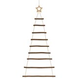  Viseća božićna drvca s vrhom zvijezda 2 kom 55x120 cm prirodne grane | Eponuda.com