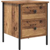  Noćni ormarić stari drvo 40x42x50 cm kompozitno drvo | shoptok.hr