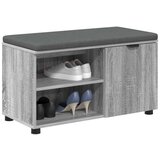  Haldna klop z blazino Enobarvno Siva Sonoma 80 x 38 x 46 cm, (5000160705) | Shoptok.si