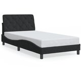 Maison Chic Posteljni okvir - Enojna postelja - Postelja za odrasle brez vzmetnice črn 100x200 cm žamet-J7138, (21775592) | Shoptok.si