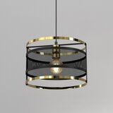  Luster na sajli RIM 1xE27/60W/230V crna/zlatna | Eponuda.com