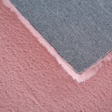 XXXL Preproga Z Visokim Florom Pouffy, Roza, 160x230cm | Shoptok.si