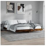 vidaXL Okvir kreveta boja hrasta 120x200 cm od konstruiranog drva Cijene