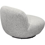 MID.YOU FOTELJ, svetlo siva tekstil | Shoptok.si
