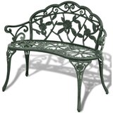 vidaXL Vrtna klop 100 cm liti aluminij zelene barve Cene