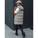 DStreet Kamizelka damska pikowana TAMIRA beżowa | shoptok.hr